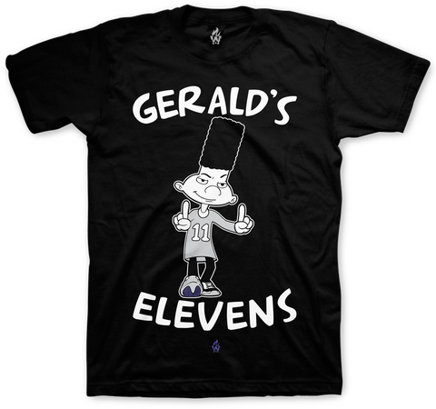 Jordan 11 Concord Gerald's Elevens Black T Shirt