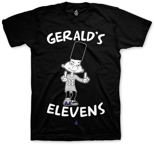Jordan 11 Concord Gerald's Elevens Black T Shirt