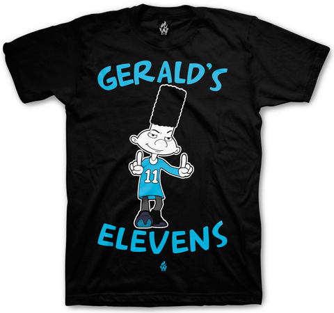 Jordan 11 Gamma Gerald's Elevens Black T Shirt