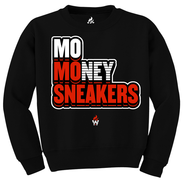 Jordan 3 Red Cement Unite Mo Sneakers Black Crewneck