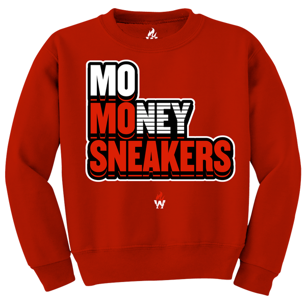 Jordan 3 Red Cement Unite Mo Sneakers Red Crewneck